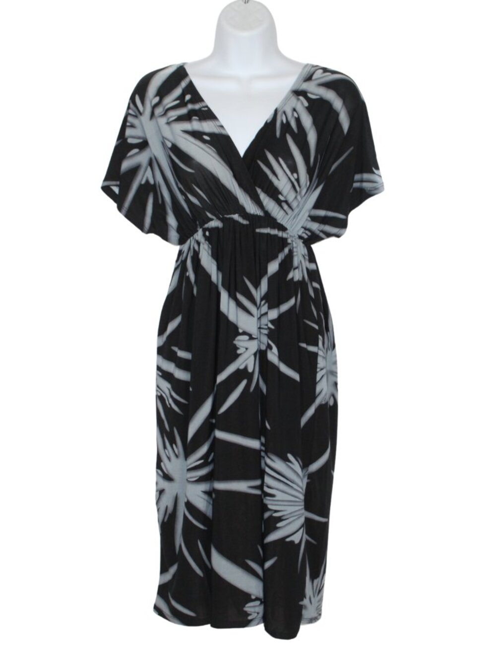 Y2K Sunkissed Couture women's beach cover up dress size S botanical print mini